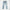 Light wash blue denim Bubblegum jeans with a faded star studded embellishment on the left pocket, photographed flat against a white background. 